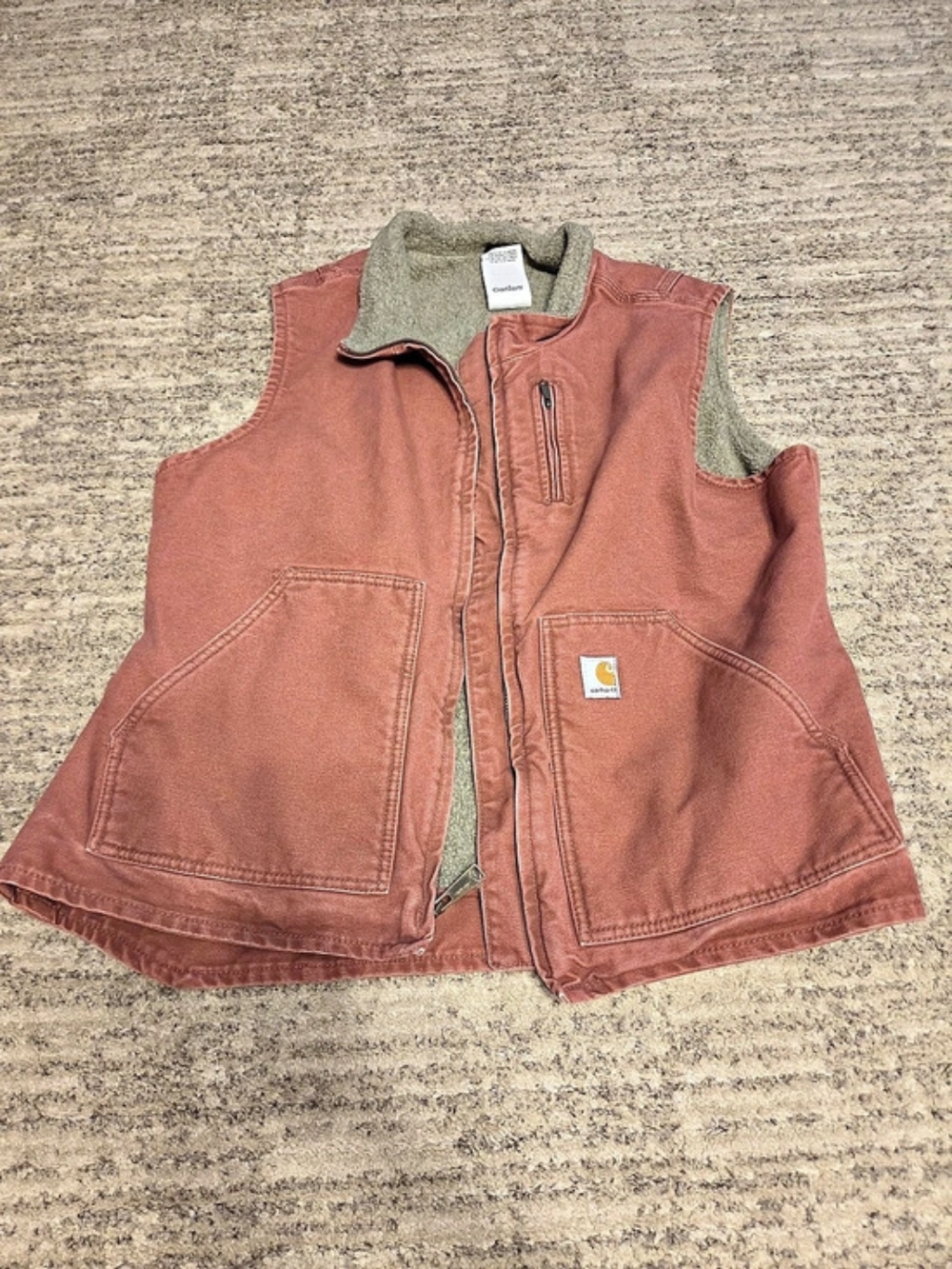 Carhartt Women's Washed Duck Mock Neck Vest